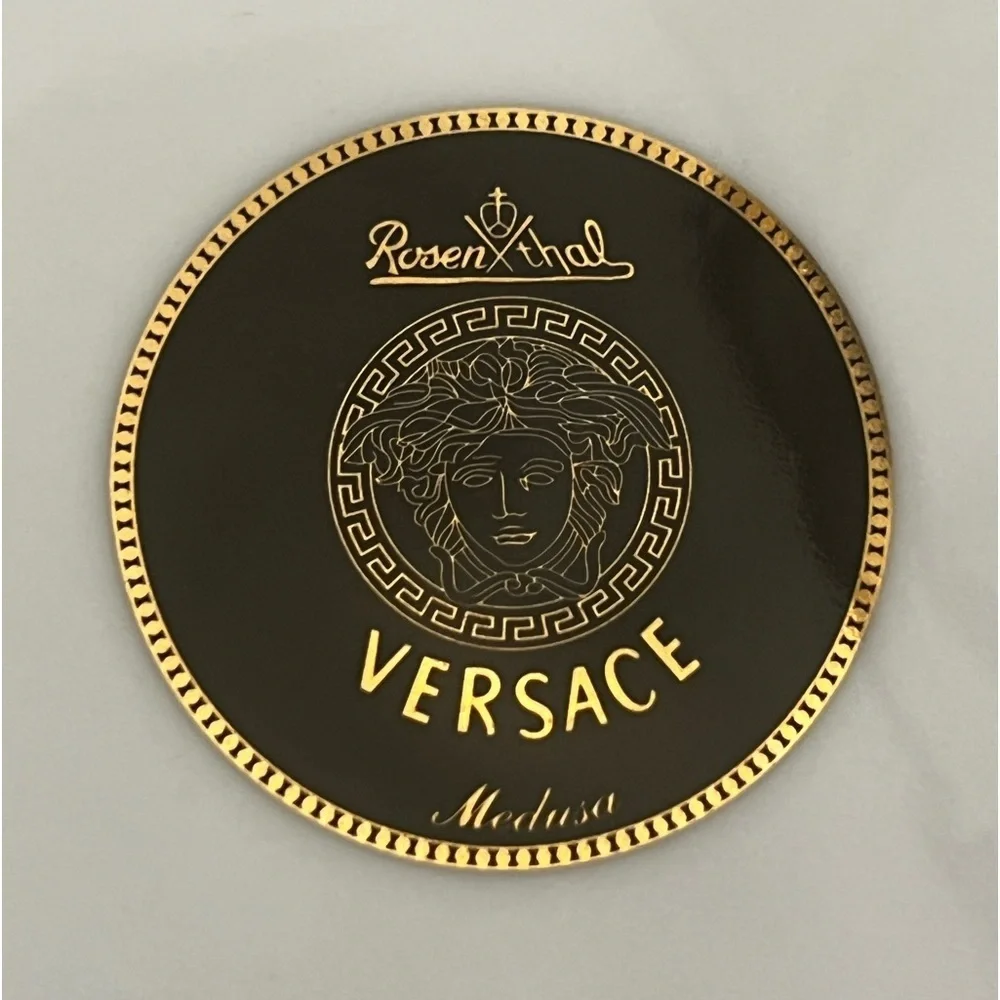 VERSACE Rosenthul - authentic VERSACE Medusa charger plate..12” ashtray set